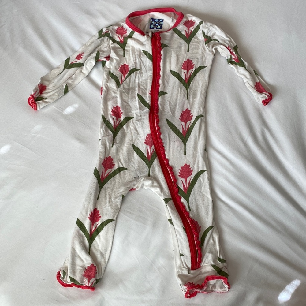 Kickee Pants Zipper Playsuit